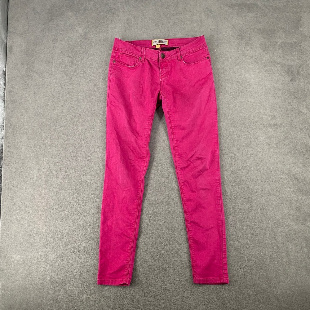 Iris Jeans American Style Modern Vintage Hot Pink Skinny Jeans Size 1 Low Rise